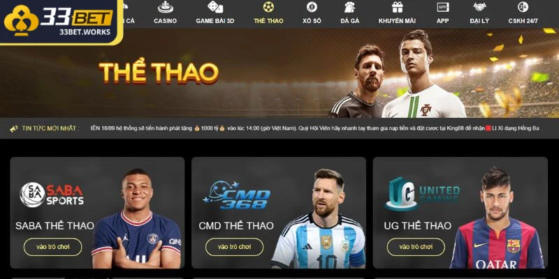 33BET - Nhà Cái Cá Cược Đẳng Cấp, Đáng Thử Hiện Nay 21 Thể thao đáp ứng mọi đam mê người hâm mộ toàn cầu