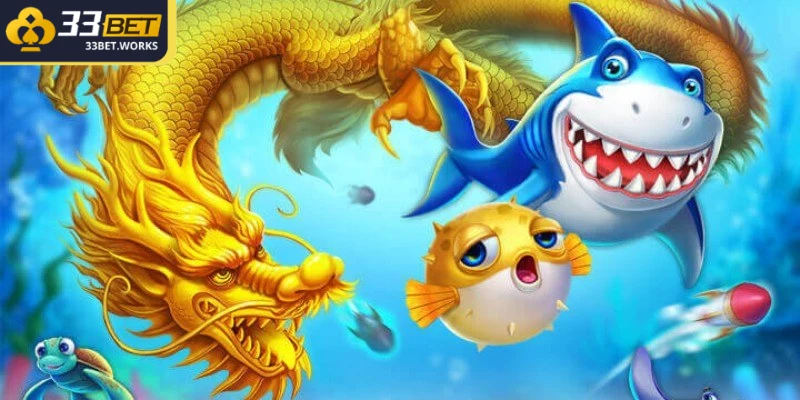 Bắn Cá Thần Rồng - Khám Phá Ngư Trường Sống Động 1 Bắn cá thần rồng tại 33BET là một trải nghiệm đầy thử thách